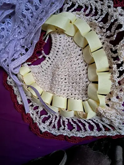 Set de manteles tejidos a crochet - miniatura 3