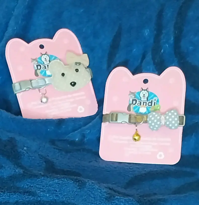 Collares ajustables para mascotas con diseño