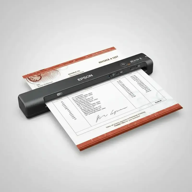 Escáner Portátil A Bateria Epson Workforce Es-60 W - 1