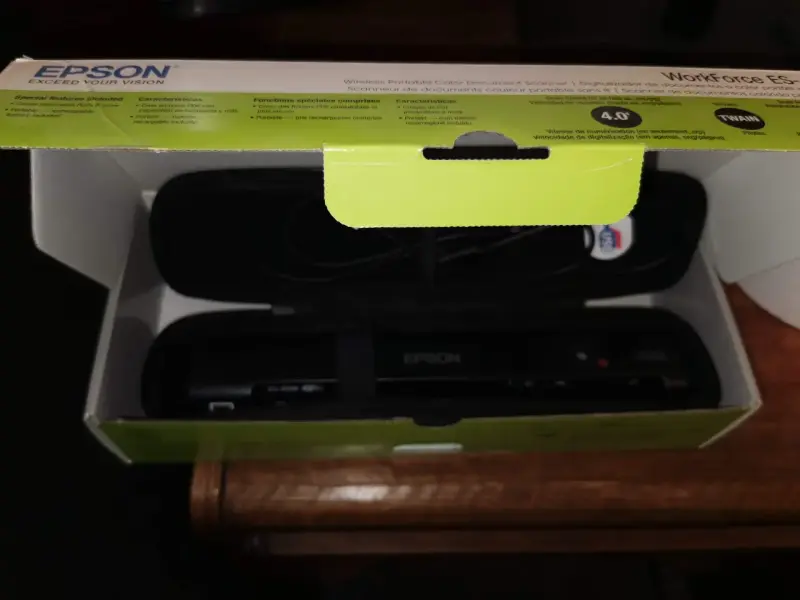 Escáner Portátil A Bateria Epson Workforce Es-60 W - 5