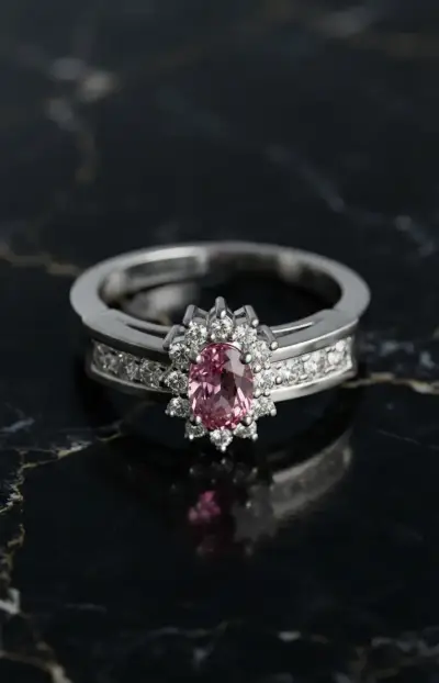 Anillo Halo Glow Pink - miniatura 1