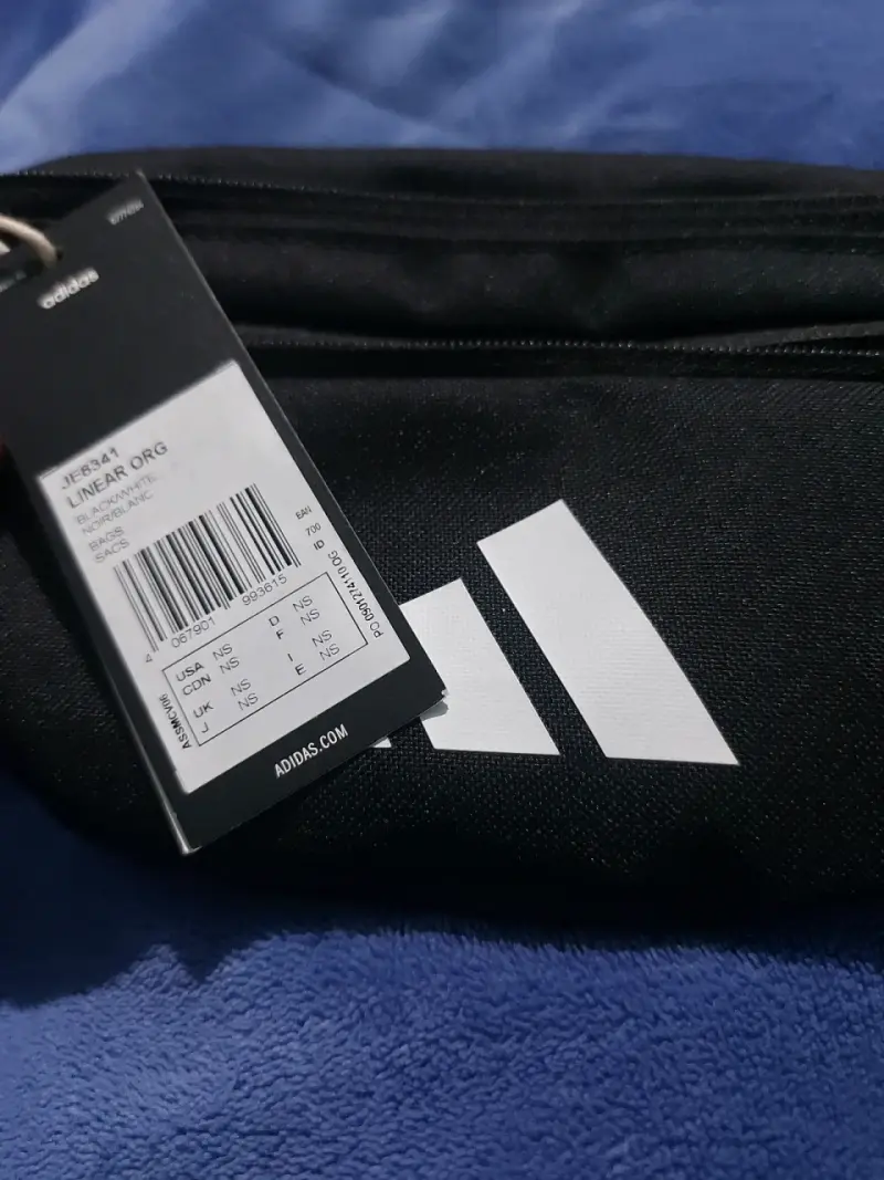Riñonera Adidas negra deportiva - 2