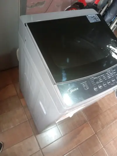 Lavadora Midea de carga superior gris - miniatura 1