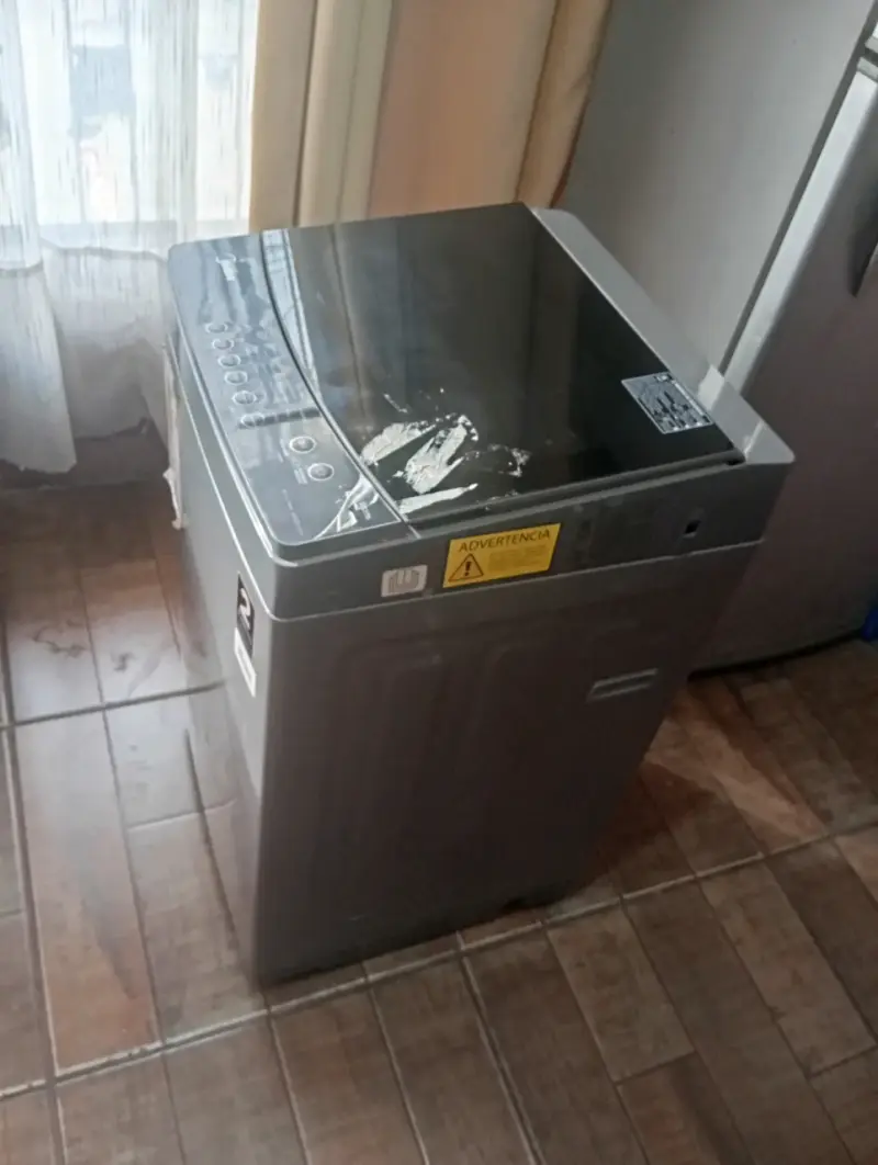 Lavadora Midea de carga superior gris - 4