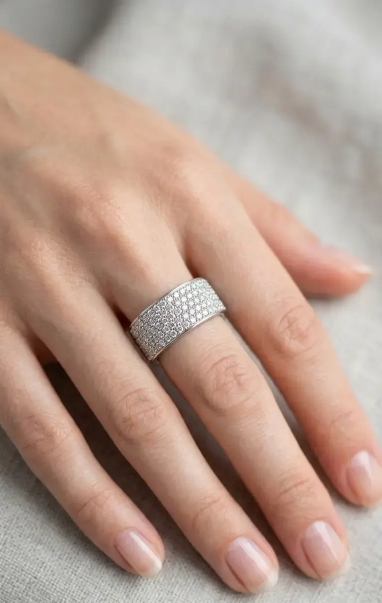 Anillo de Banda Ancha Pavé Splendor - 2
