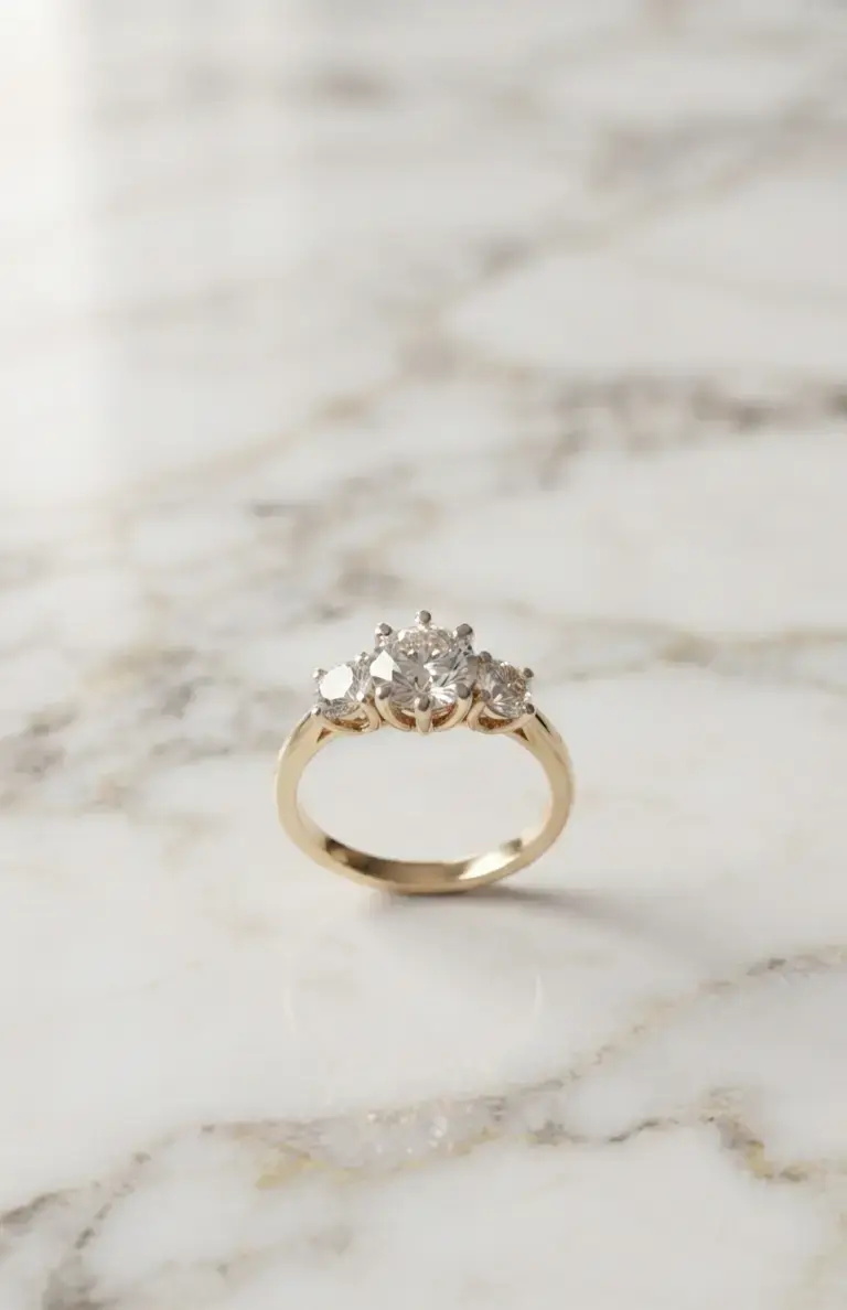Anillo de Compromiso Tricillo Classic Round - 1