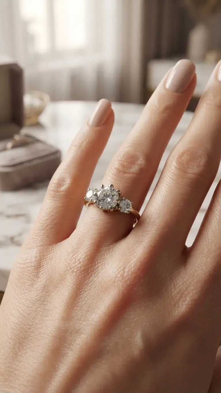 Anillo de Compromiso Tricillo Classic Round - 2