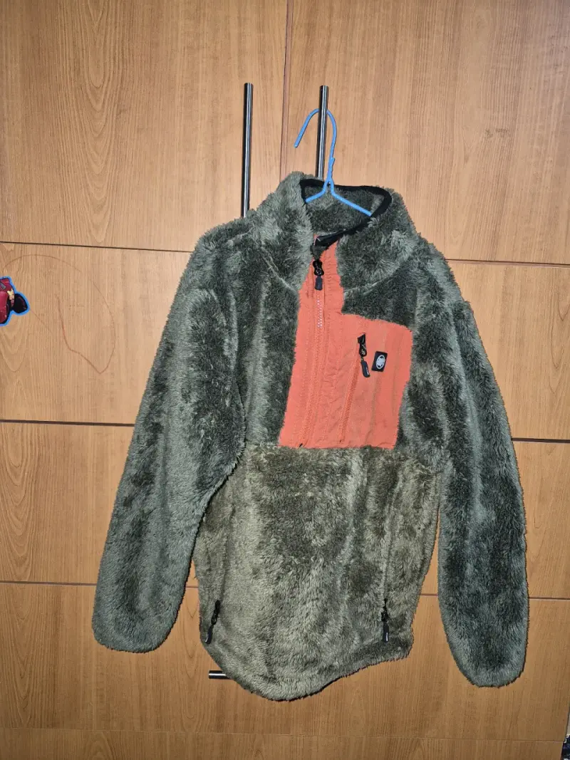Polar de lana sintética bicolor para invierno