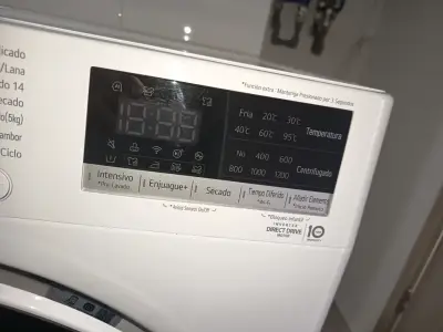 Lavadora secadora LG ThinQ 9/5kg blanca - miniatura 4