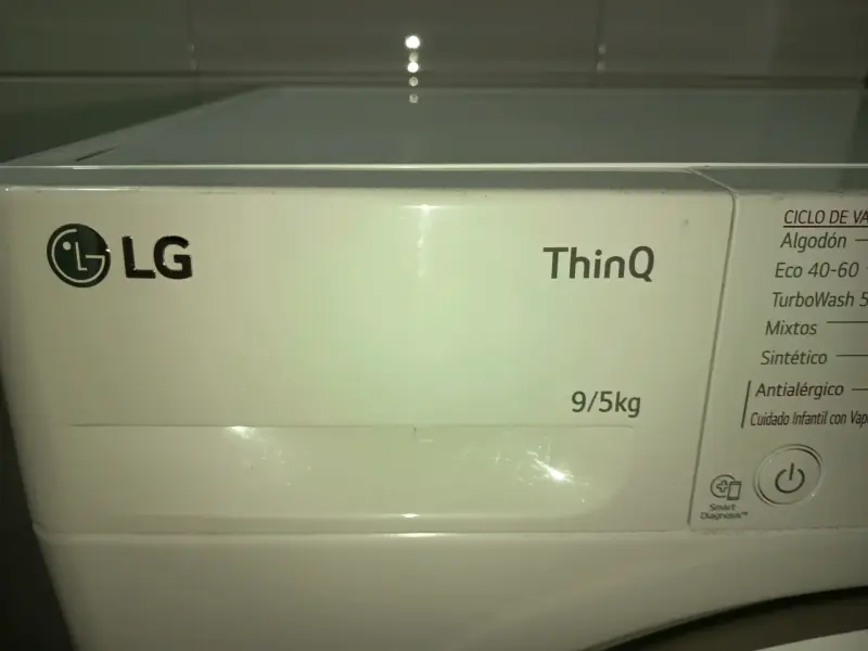 Lavadora secadora LG ThinQ 9/5kg blanca - 5