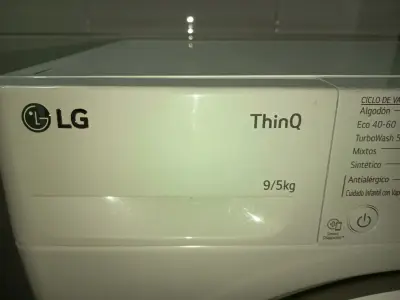 Lavadora secadora LG ThinQ 9/5kg blanca - miniatura 5