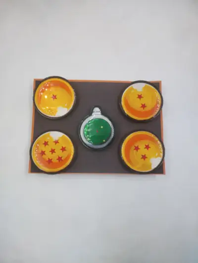 Set de pines Dragon Ball con diseño de esferas - miniatura 4