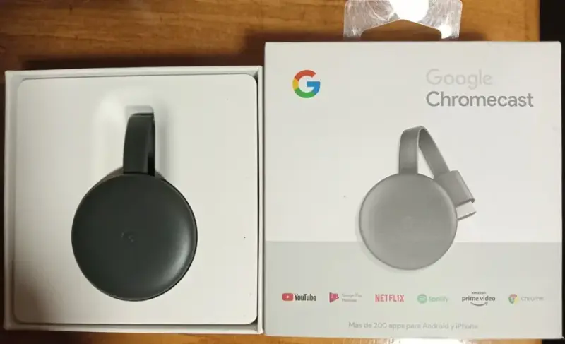 Google Chromecast con caja original (3era Gen) - 1