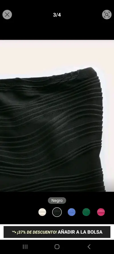 Corset negro sin tirantes elegante - miniatura 3
