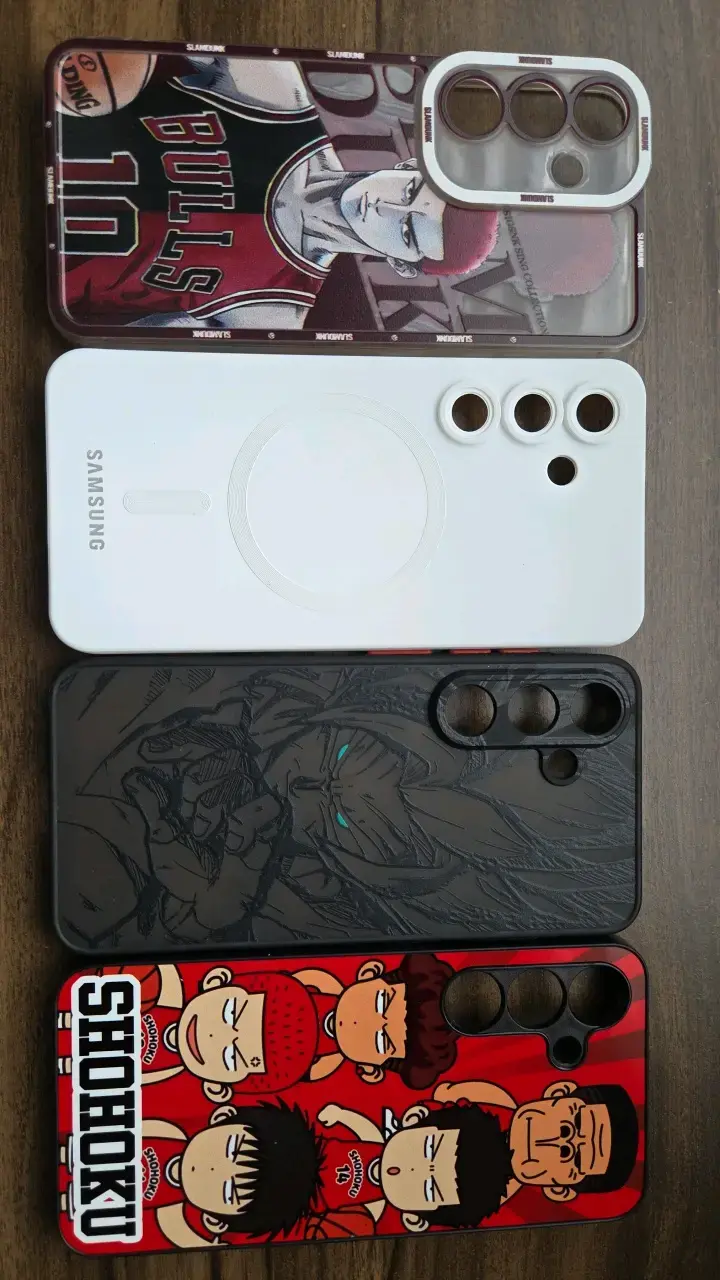 Set de carcasas para Samsung con diseños anime - 1