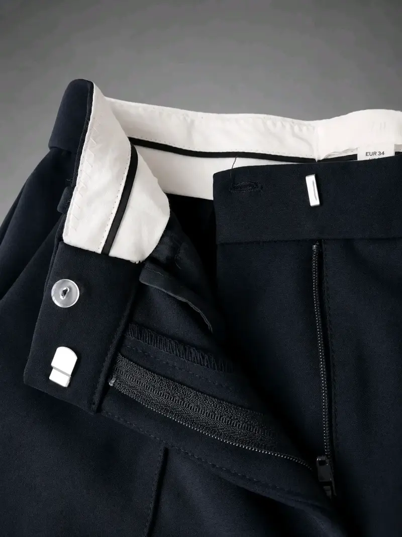 Pantalones de vestir negro para mujer - 4