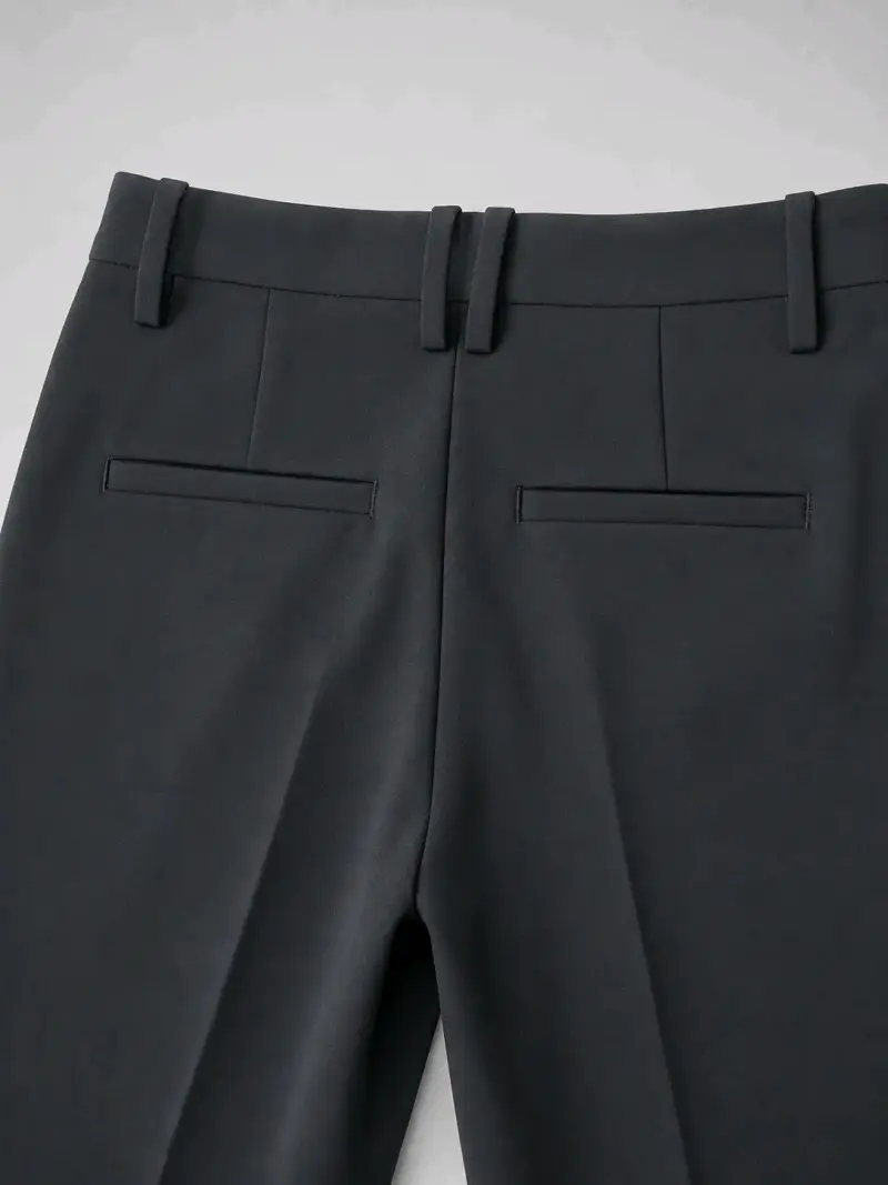 Pantalones de vestir negro para mujer - 5