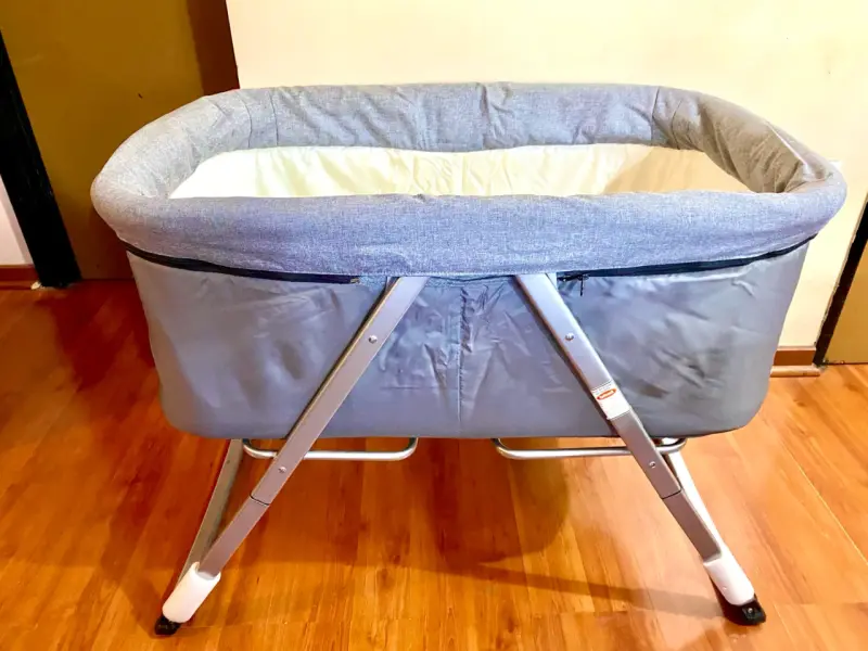 Cuna Moises plegable Bebesit 6043 gris para bebé - 3