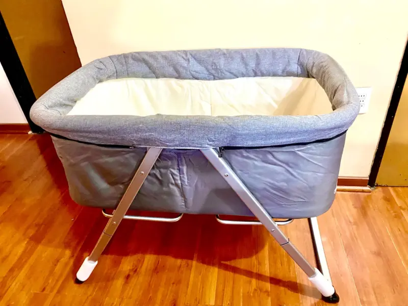 Cuna Moises plegable Bebesit 6043 gris para bebé - 4