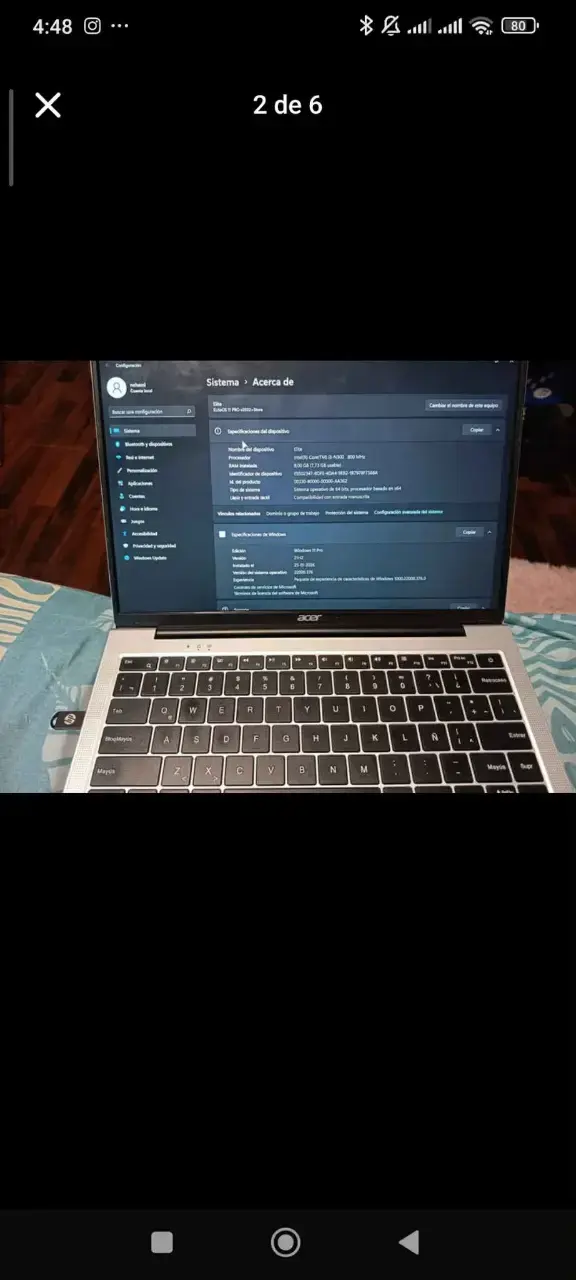 Laptop Acer en buen estado - 3