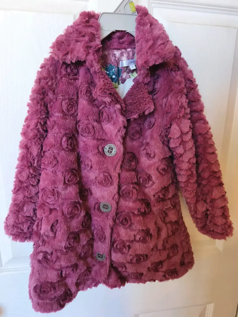Vestido tejido infantil con diseño étnico - 2