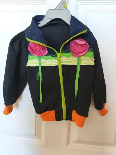 Vestido tejido infantil con diseño étnico - miniatura 5