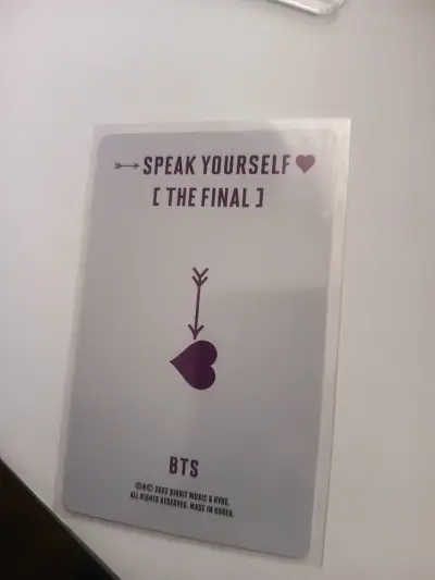 Jungkook Photocard DVD LY: Speak Yourself - miniatura 3