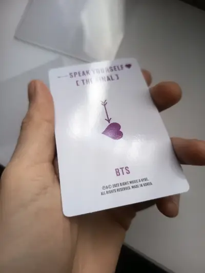 Jungkook Photocard DVD LY: Speak Yourself - miniatura 5