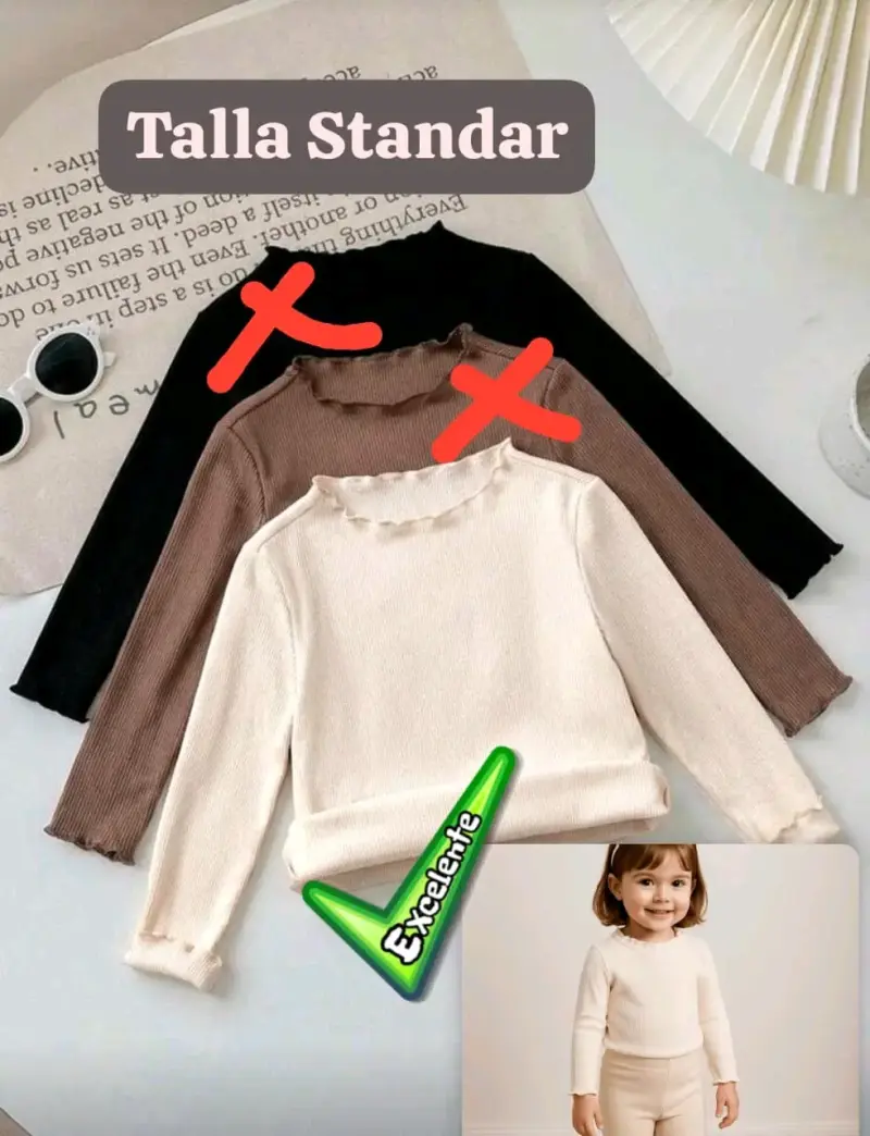 Conjunto de ropa infantil beige - 3