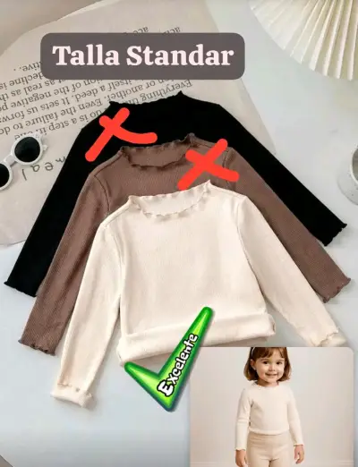 Conjunto de ropa infantil beige - miniatura 3