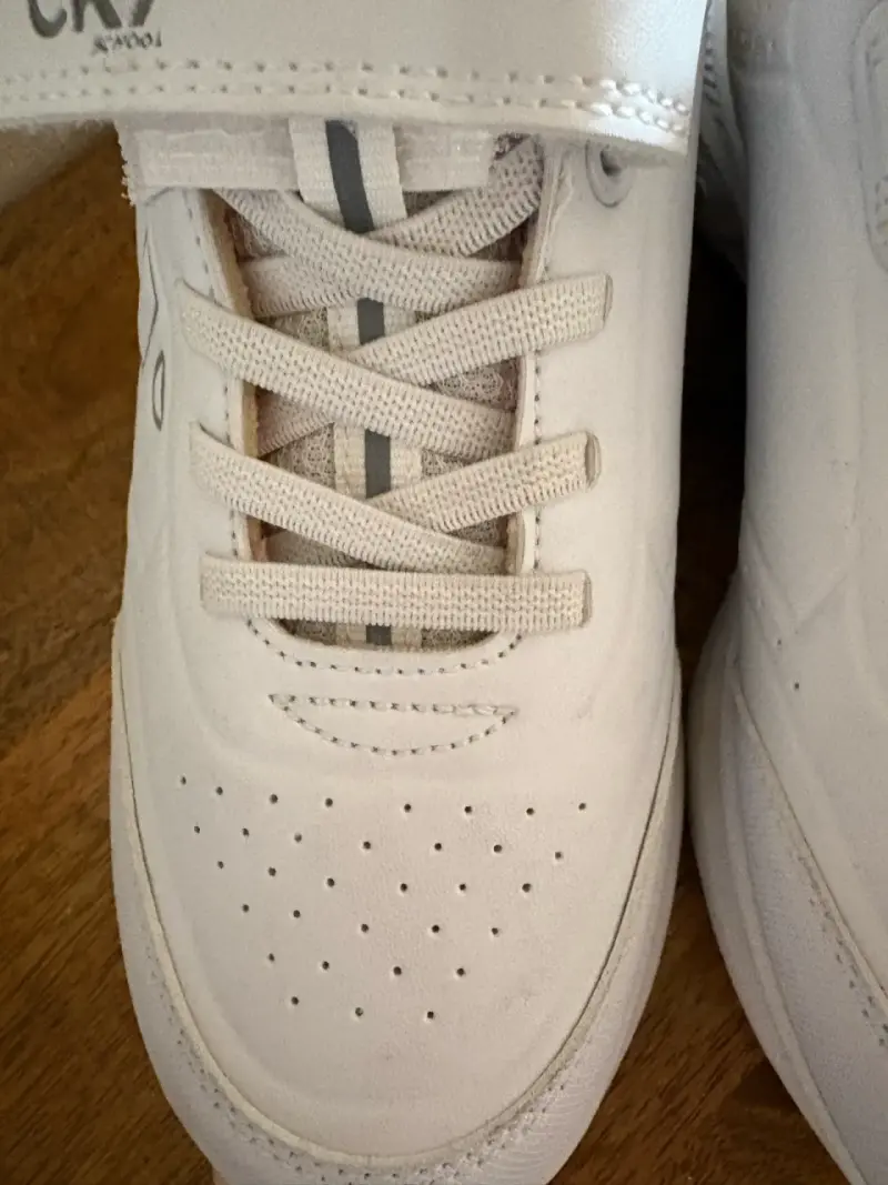 Zapatillas 32 CKY blancas niños - 3