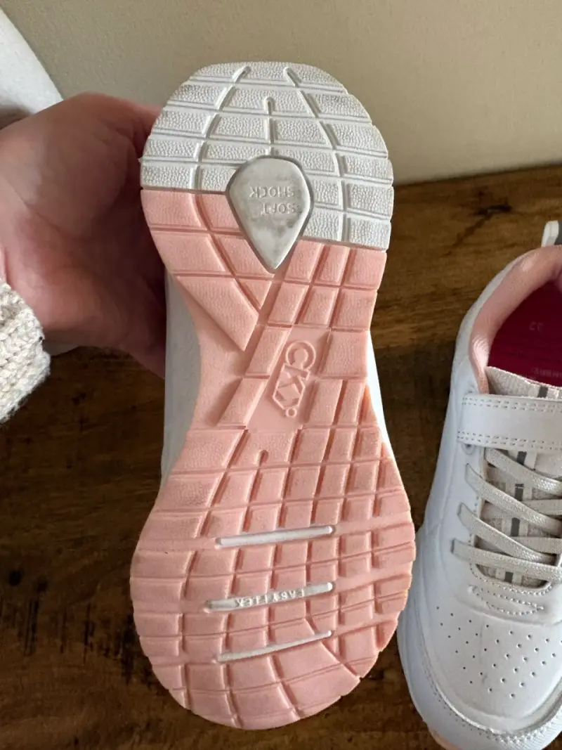 Zapatillas 32 CKY blancas niños - 4