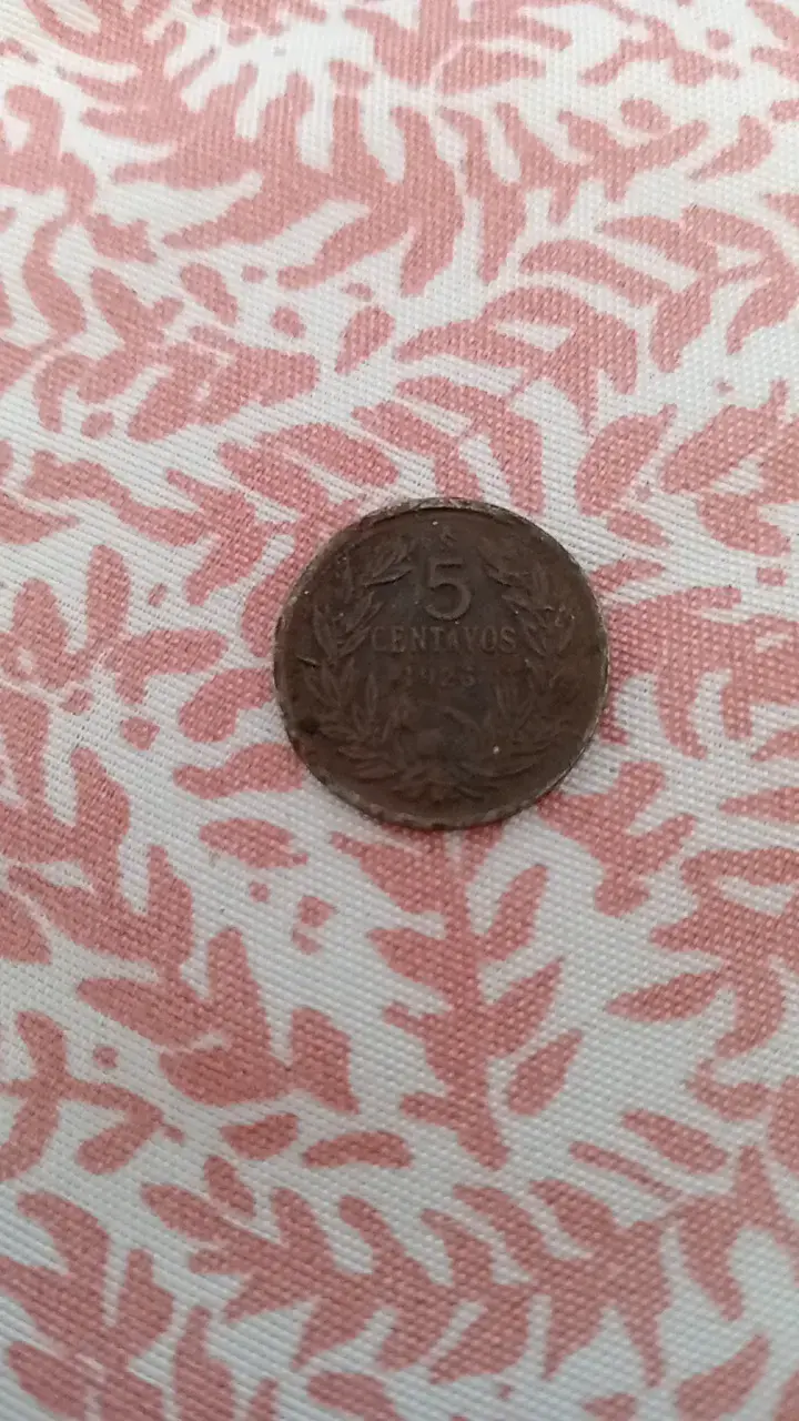 Moneda antigua de 5 centavos 1926 - 1