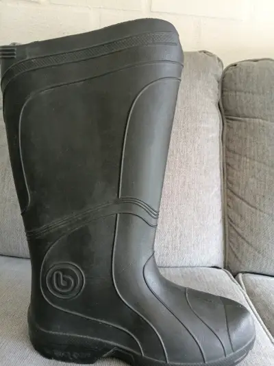 Botas de goma negras impermeables - miniatura 2