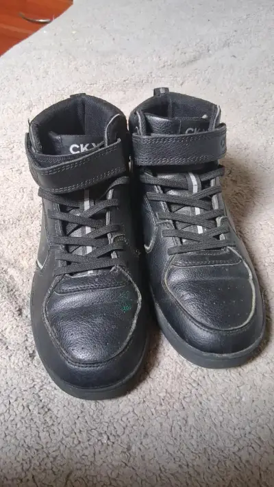 Zapatillas deportivas negras CKY para niños - miniatura 1