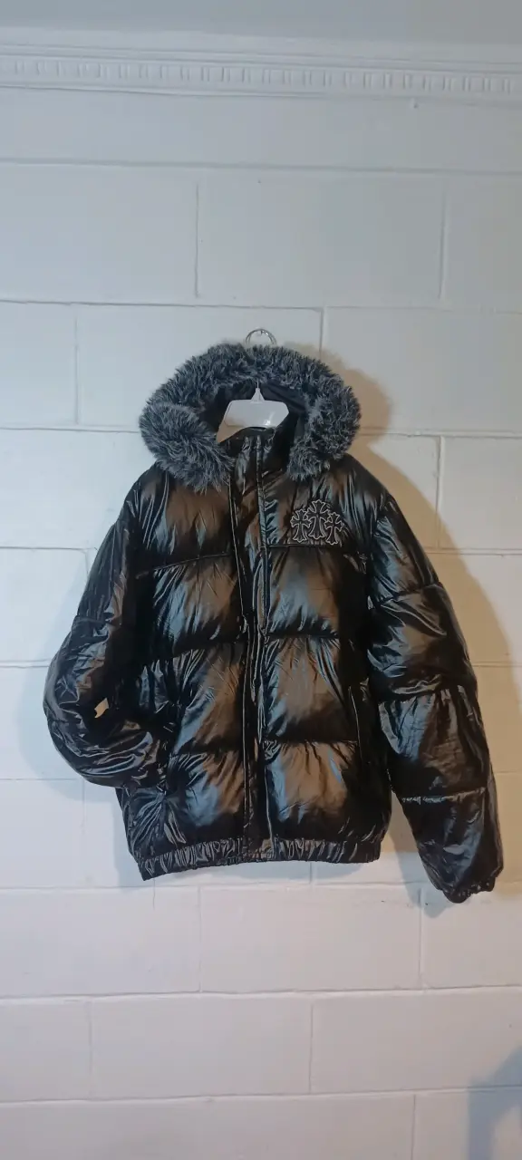 Parka estilo chrome hearts - 1