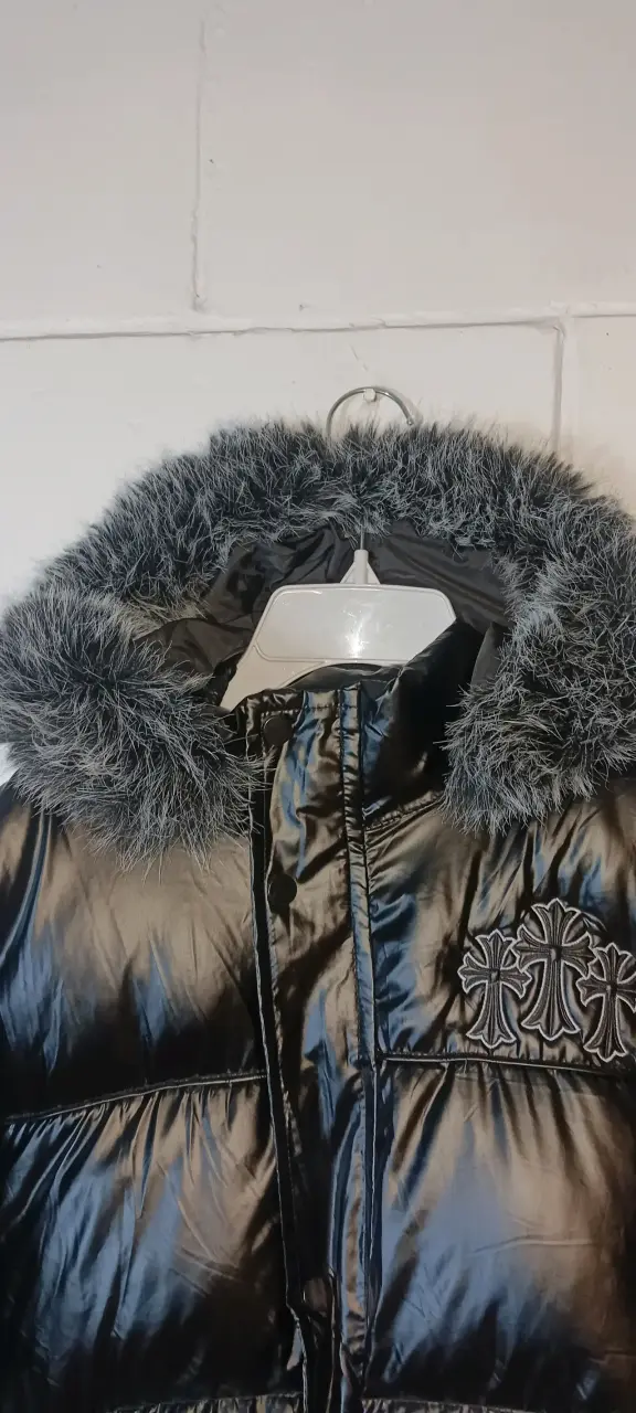 Parka estilo chrome hearts - 3