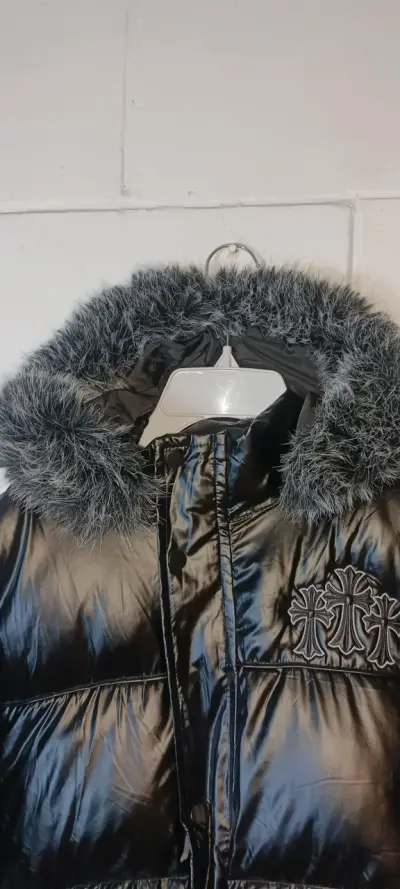 Parka estilo chrome hearts - miniatura 3