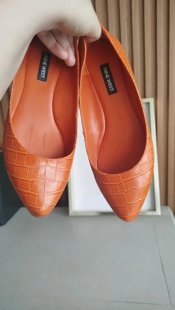 Zapatos planos Nine West naranjas - 1