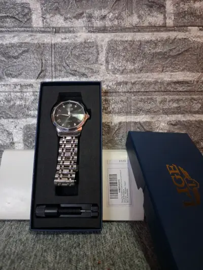 Reloj de pulsera LIGE acero inoxidable - miniatura 1
