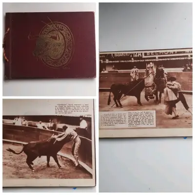 Álbum fotográfico de tauromaquia antiguo - miniatura 1