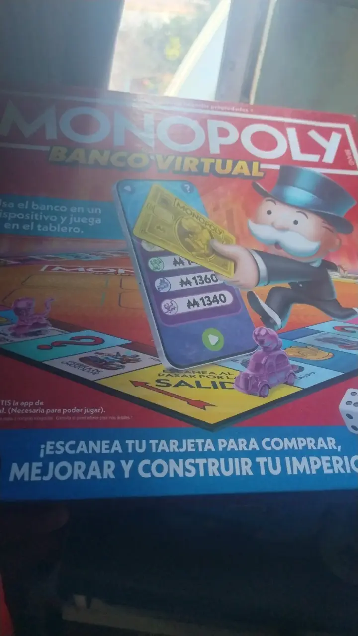 Juego de mesa Monopoly Banco Virtual