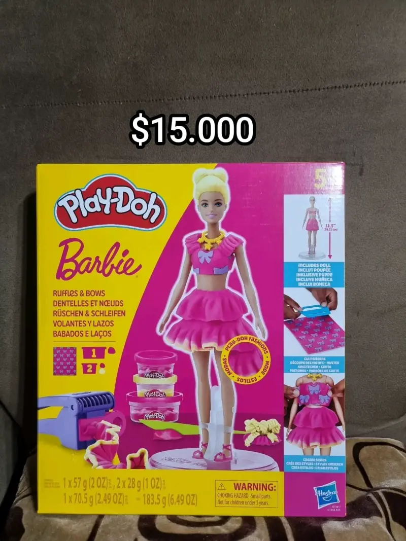 Set de Juguete Play-Doh Barbie con Accesorios