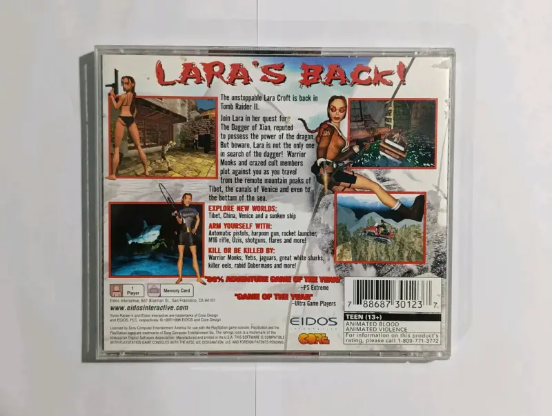 Juego Tomb Raider II para PlayStation - 6