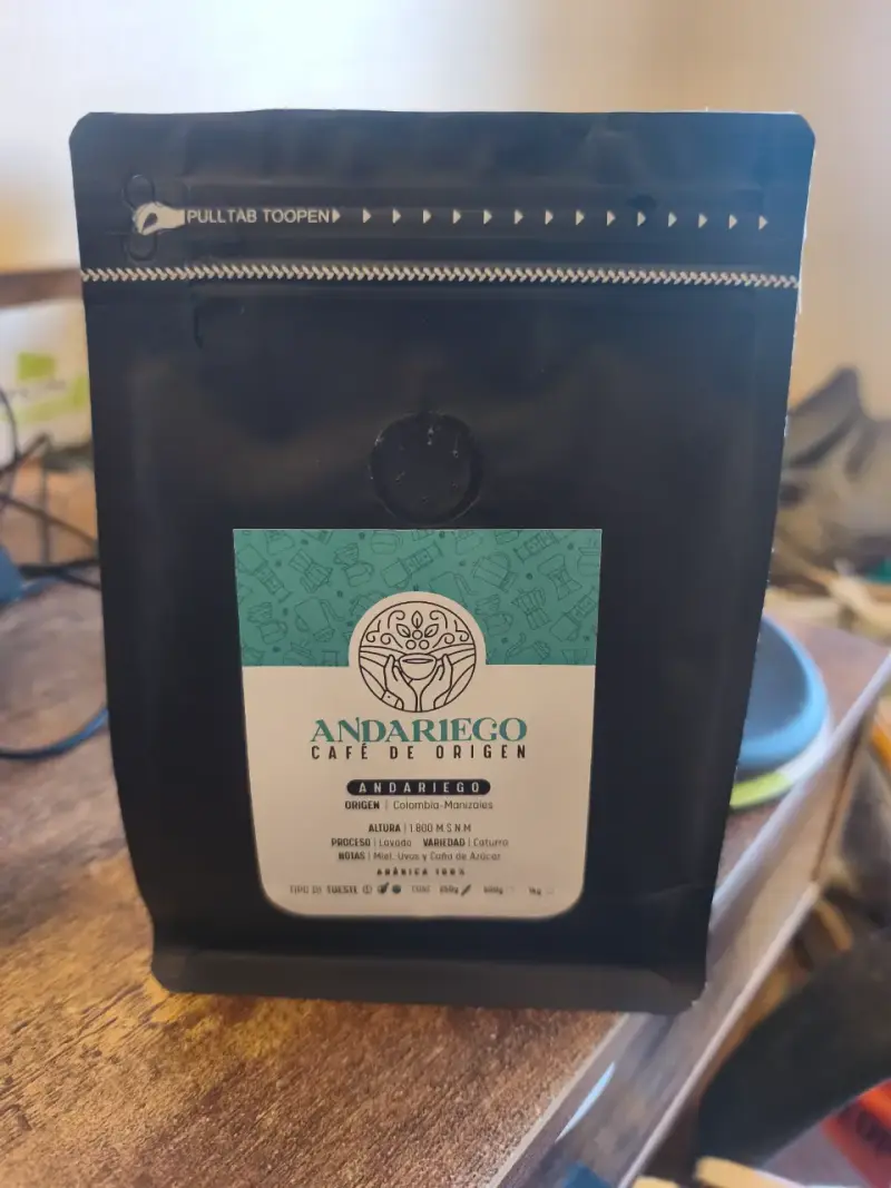 Café de origen Andariego Yungas 250g - 2
