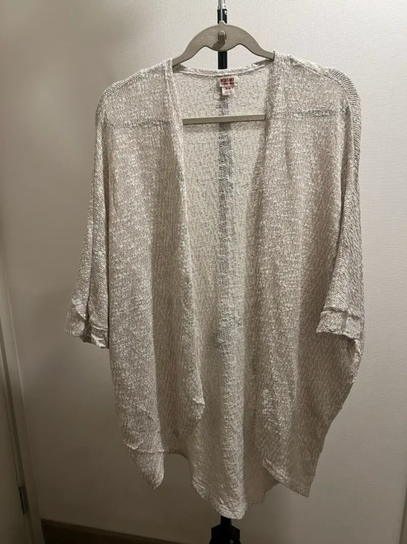 Cardigan abierto Mossimo beige