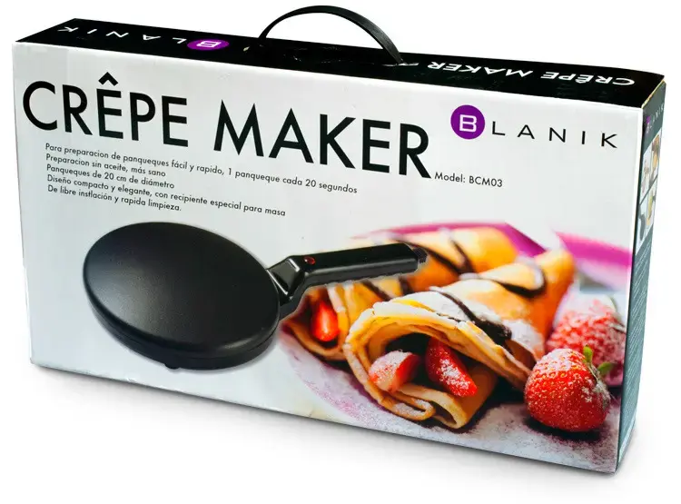 Crepera eléctrica Blanik modelo BCM03 - 1