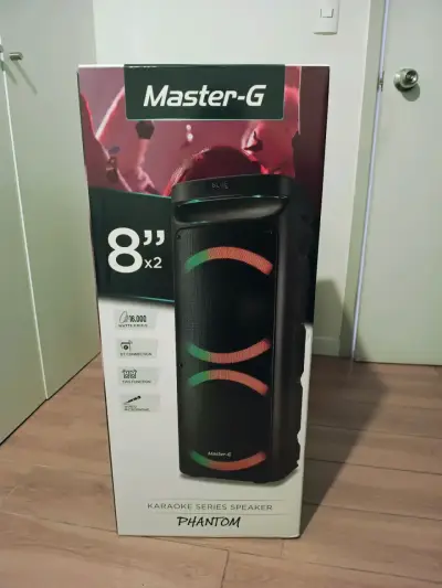 Parlante Karaoke Master-G Phantom 8 pulgadas - miniatura 2