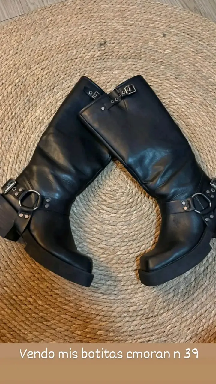 Botas negras cmoran n 39