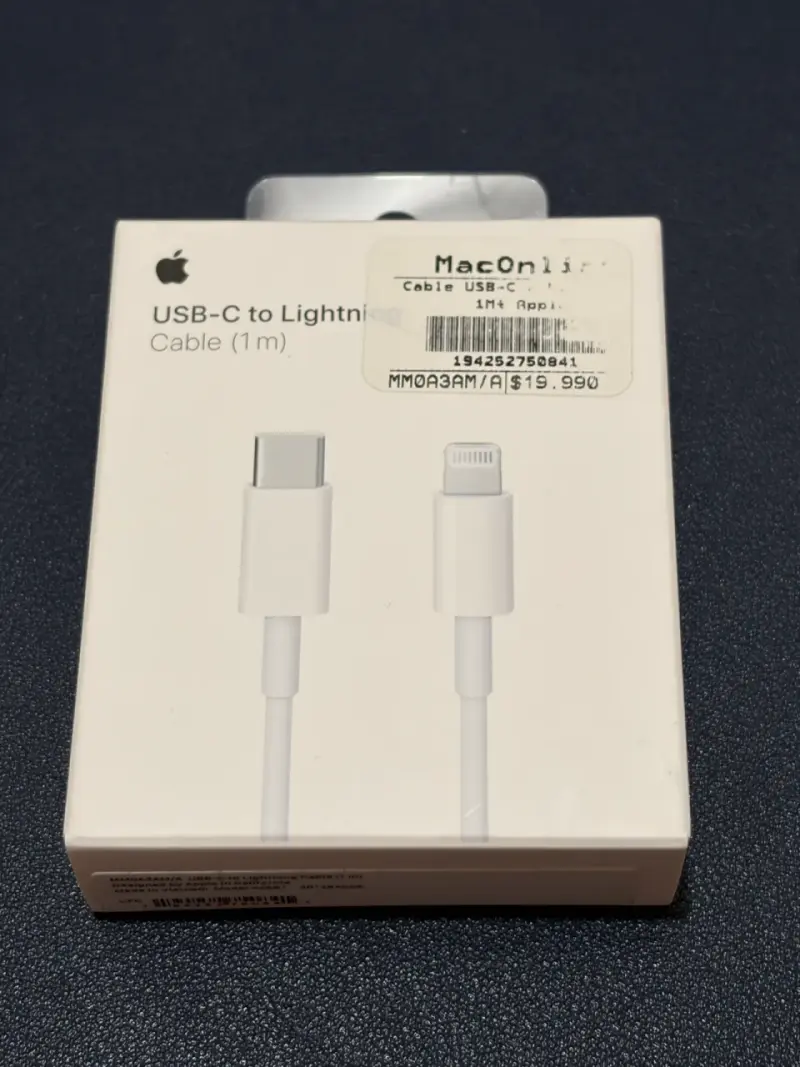 Cable USB-C a Lightning Apple 1m nuevo